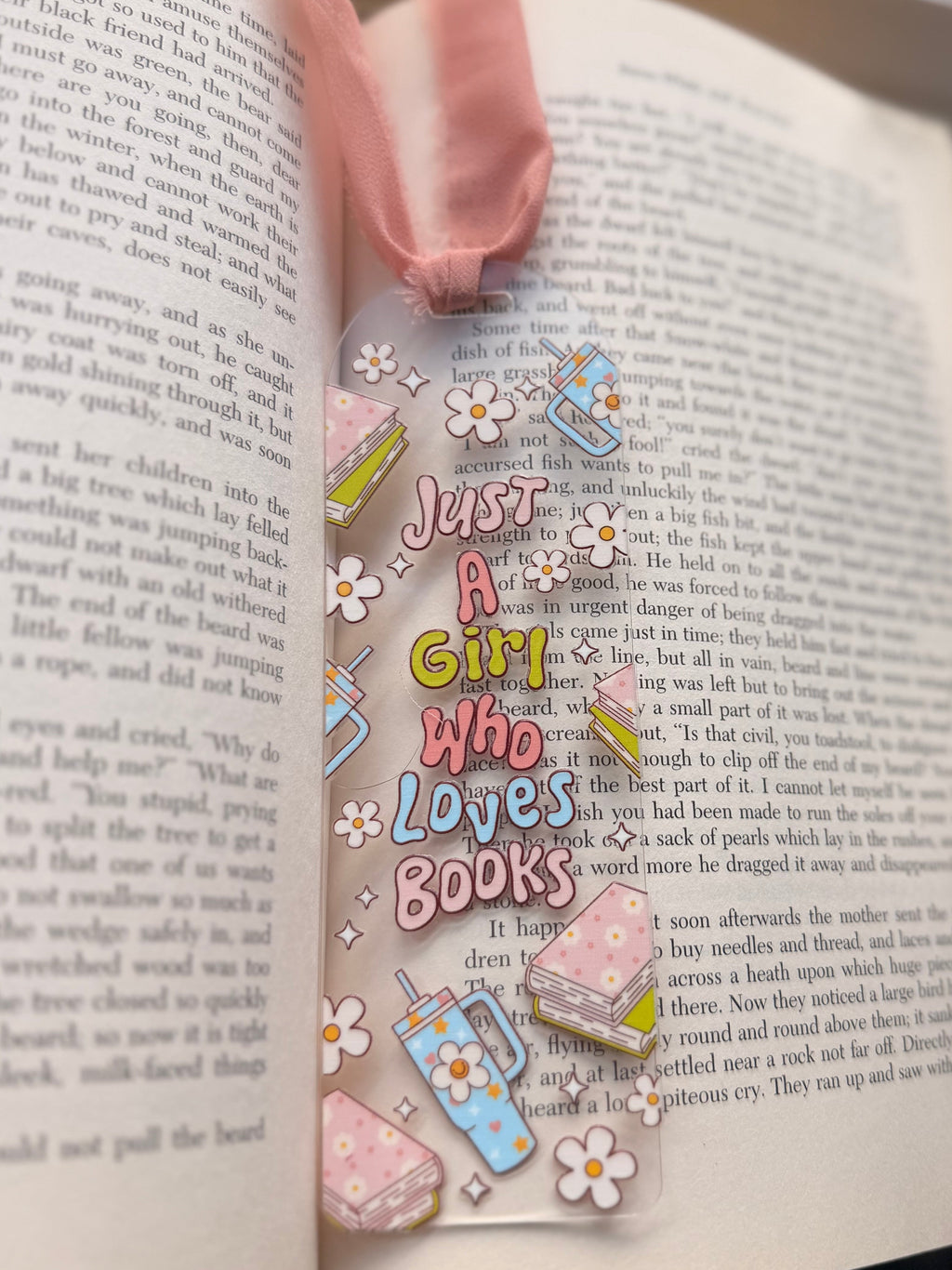 Just a girl who loves books bookmark