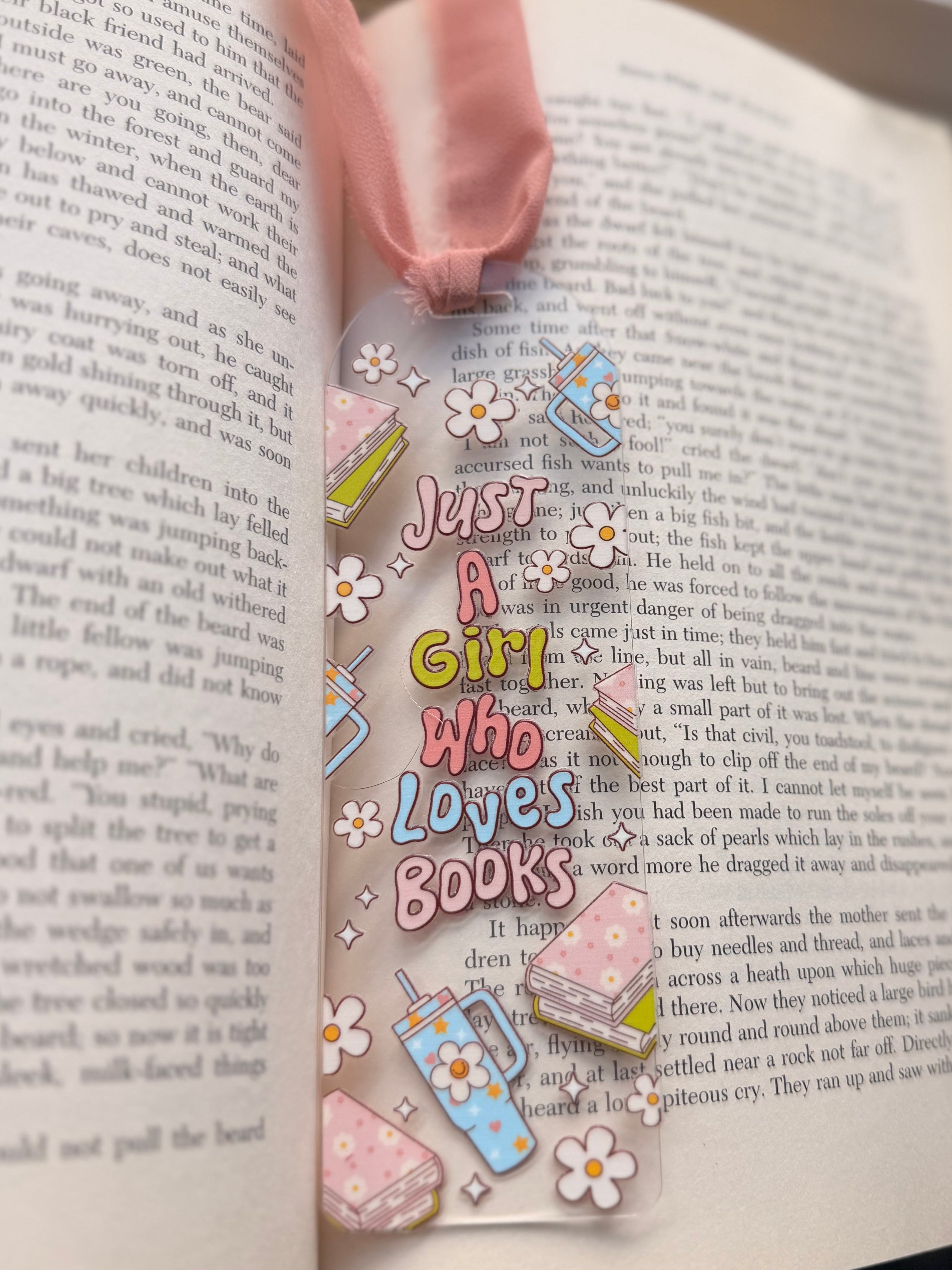 Just a girl who loves books bookmark