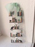 Cat bookshelf bookmark