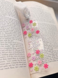 Floral books and coffee bookmark